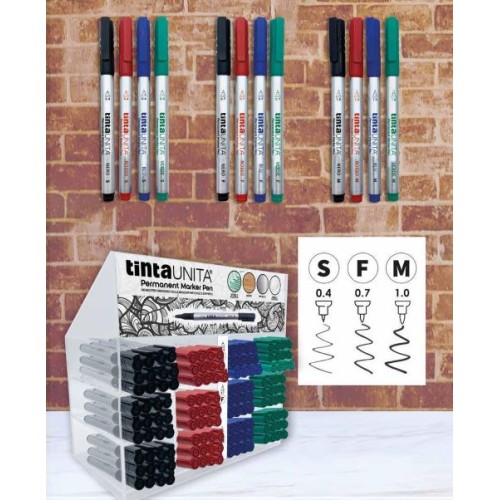 Pennarello Permanent Marker Pen Punta M colore...