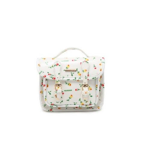 Cartella Mini Naj-Oleari Eden Fiori Bianca