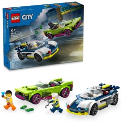 Lego Inseguimento della macchina da corsa