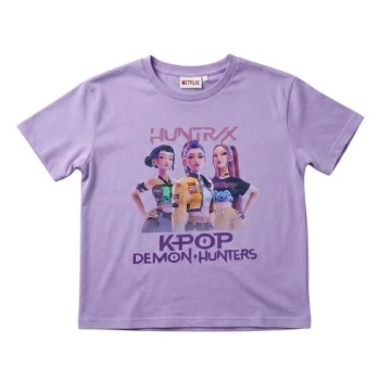 T-Shirt K-Pop Demon Hunters Huntrix lilla