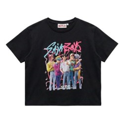 T-Shirt K-Pop Demon Hunters Saja Boys nera