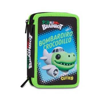 ASTUCCIO 3 ZIP BOMBARDIRO CROCODILLO SKIFIDOL ITALIAN...