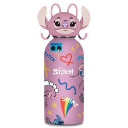 BORRACCIA CON TAPPO SAGOMATO ANGEL LILO & STITCH