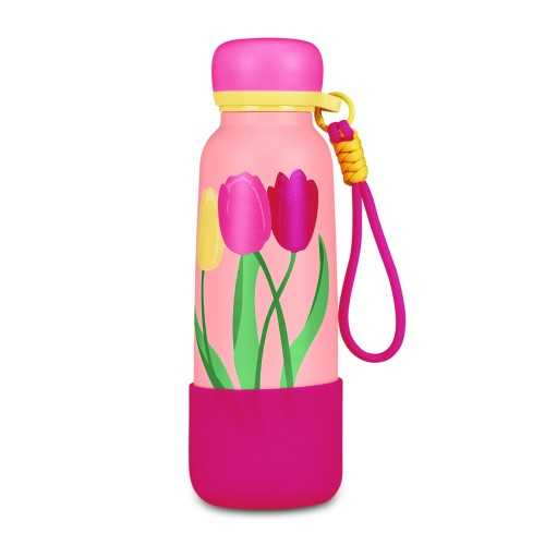 BORRACCIA CON LACCETTO FIORI CARTOMANIA CHILL &...
