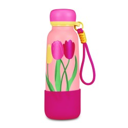 BORRACCIA CON LACCETTO FIORI CARTOMANIA CHILL & REFILL