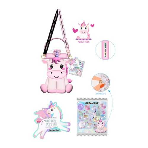 BORRACCIA SAGOMATA IN PLASTICA C/STICKERS E...