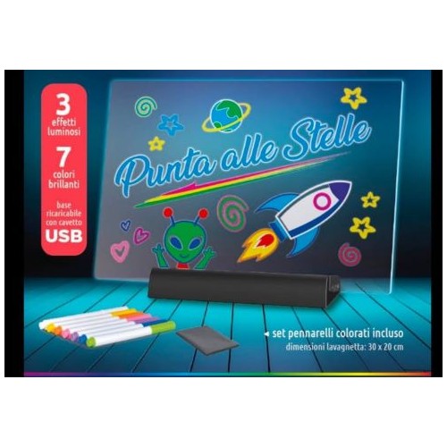Lavagna luminosa Led multicolore Plexy Light...