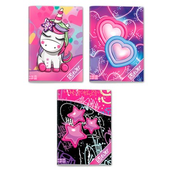 Maxi Quaderno A4 SJ Ever Girl Quadretti Medi 5mm
