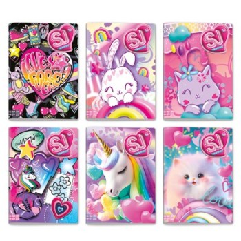 Maxi Quaderno A4 SJ Girl Quadretti Medi 5mm