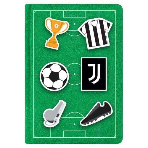 NOTEBOOK TESSUTO CON PATCH JUVENTUS