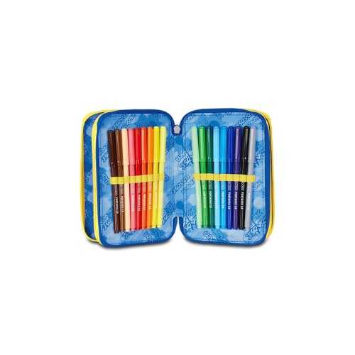 ASTUCCIO PORTACOLORI 3 ZIP SEVEN HIDDEN SPOT BOY