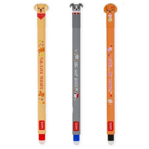 Set di 3 Penne Cancellabili - Erasable Pen -...