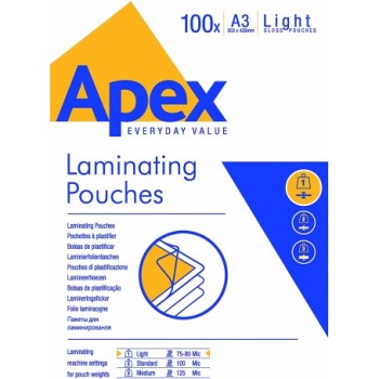 Scatola 100 Pouches per plastificare formato A3 spessore...