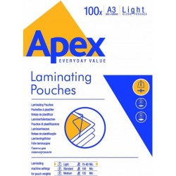 Scatola 100 Pouches per plastificare formato A3 spessore 125 micron
