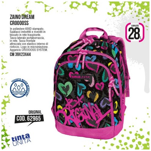 Zaino Dream Cross Original Tinta Unita Teen