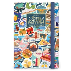 Agenda 12 Mesi Settimanale Fotografica Medium 2027 - Travel Stickers