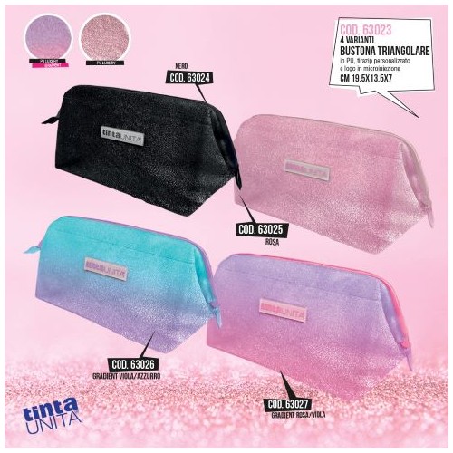 Astuccio bustona triangolare Glamour Rosa Tinta...