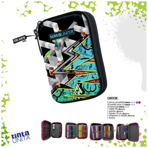 Astuccio One Time Game Tinta Unita Teen