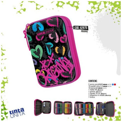 Astuccio One Time Original Tinta Unita Teen
