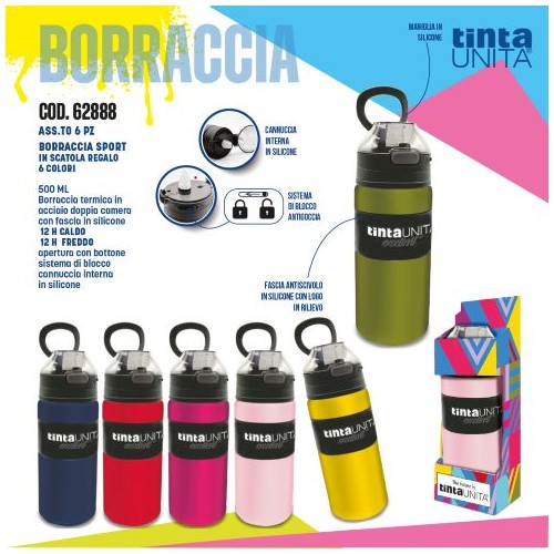 Borraccia termica 500ml Tinta Unita Excellent
