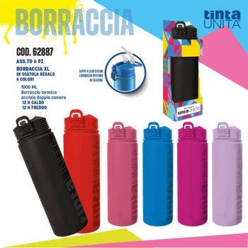 Borraccia termica XL 1lt Tinta Unita Excellent