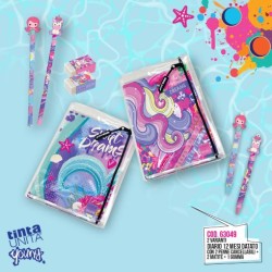 Diario scolastico datato 2026/2027 Tinta Unita Young Girl