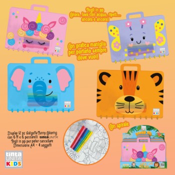 Valigetta A4 Funny Coloring Tinta Unita Kids