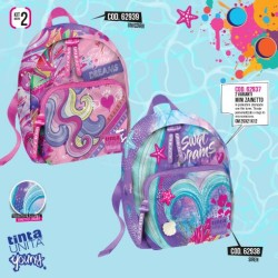 Mini Zainetto Siren Sweet Dreams Tinta Unita Young colore lilla codice 62938