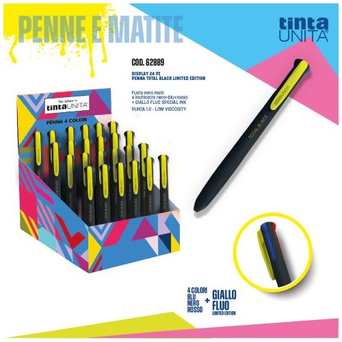 Penna 4 colori punta 1.0 Tinta Unita Excellent