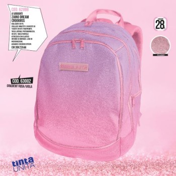 Zaino Dream Cross Gradient Rosa/Viola Tinta Unita Glamour