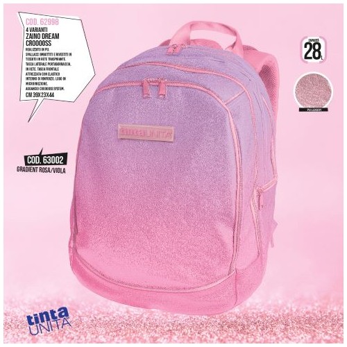 Zaino Dream Cross Gradient Rosa/Viola Tinta...