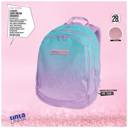 Zaino Dream Cross Gradient Viola/Azzurro Tinta...