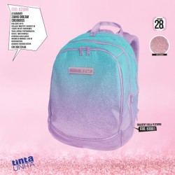 Zaino Dream Cross Gradient Viola/Azzurro Tinta Unita Glamour