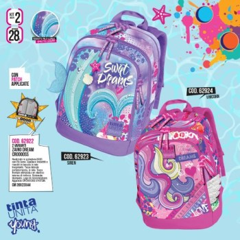 Zaino dream Cross Unicorn Tinta Unita Young