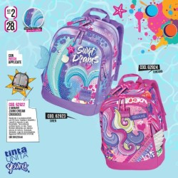 Zaino dream Cross Unicorn Tinta Unita Young