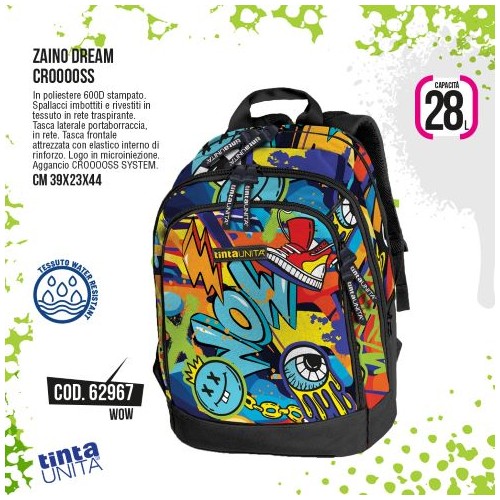 Zaino Dream Cross Wow Tinta Unita Teen