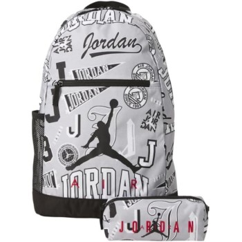 School Pack zaino + astuccio Nike Jordan Grigio con fantasie