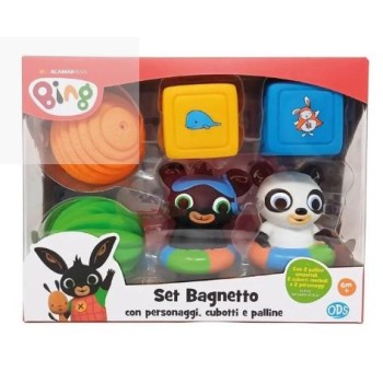 Set Bagnetto Bing con personaggi, cubotti e palline