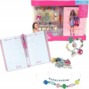 Fashion Set Diario e Gioielli Barbie