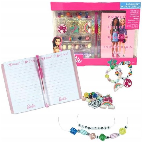 Fashion Set Diario e Gioielli Barbie