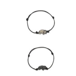 Set di 2 Braccialetti - Kitty - Set of 2 Bracelets Gatto Legami
