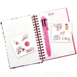 Notes Barbie con penna e stickers