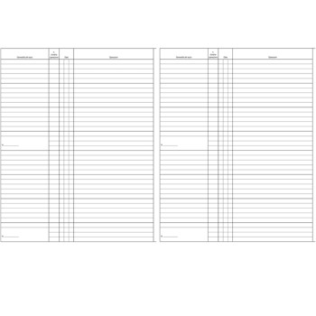 Registro libro soci SPA/SRL con dettaglio quote 31x24,5cm...