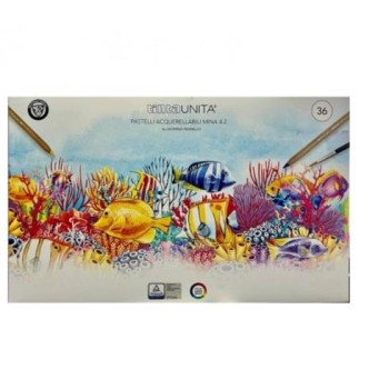 Pastelli acquerellabili confezione da 36 pezzi