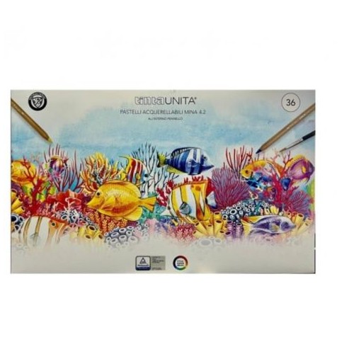 Pastelli acquerellabili confezione da 36 pezzi