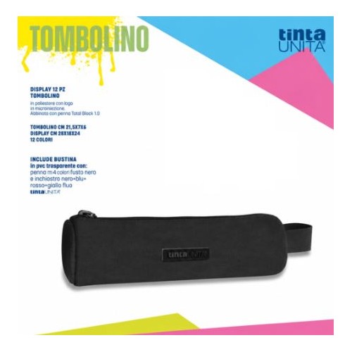Astuccio tombolino nero con penna