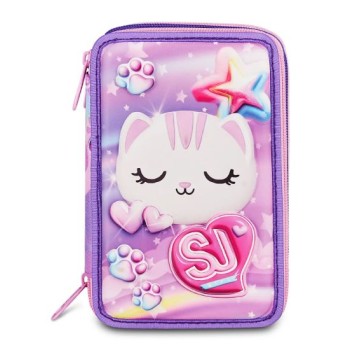 ASTUCCIO 3 ZIP 3D SJ GANG GLOWCAT GATTINO