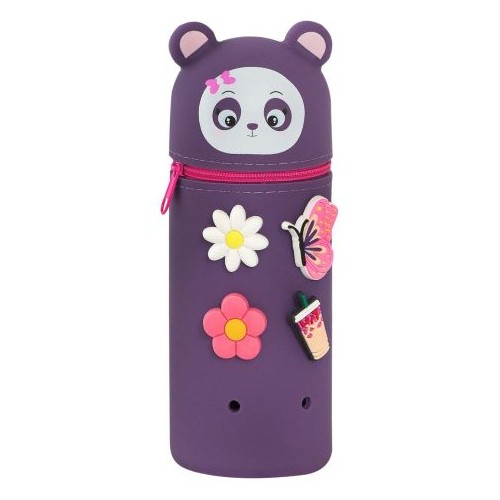 Astuccio in silicone con charms Panda Mofu
