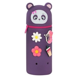 Astuccio in silicone con charms Panda Mofu