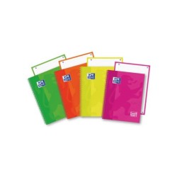 Maxi Quaderno A4 spiralato 1R cn copertina in cartone colori assortiti